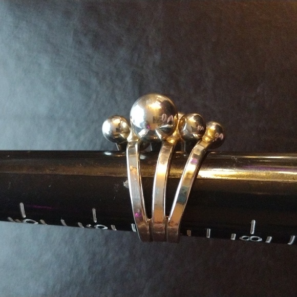 Sterling Silver Bubble Statement Ring - Picture 9 of 13